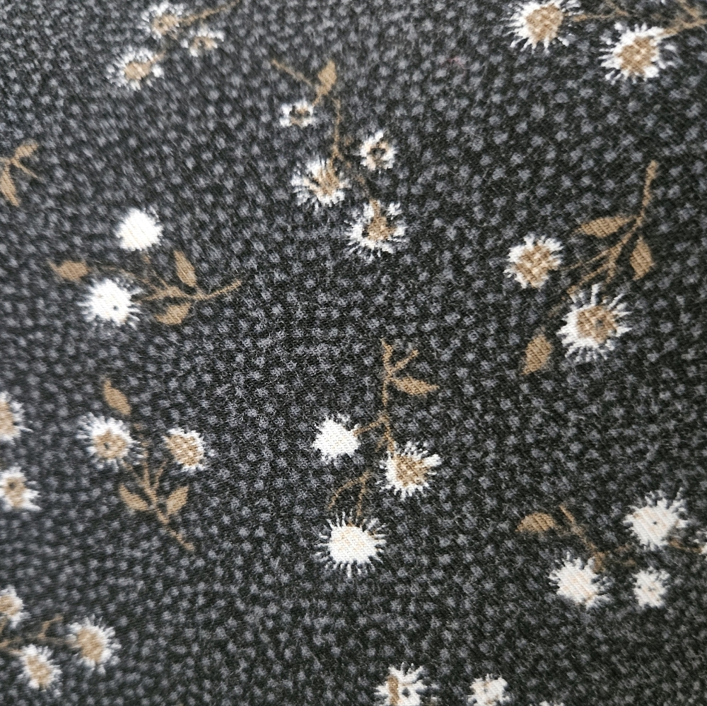 ditsy floral dot y2k babydoll grunge goth whimsigoth indie urban boho mini dress - Picture 3 of 8